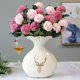 thumbnail image 4 of Jarrón de cerámica agrietado con hielo Simple moderno, adorno floral, arreglo de flores for el hogar, sala de estar, decoración creativa de escritorio, 4 of 7