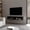 Wenge#2, variant on Entertainment Centers, Wenge 2-Shelf Central Floating Media Rack, Wenge TV Stands With Storage,Melamine Small TV Stands, Furniture Primary Living Space TV & Entertainment Furniture