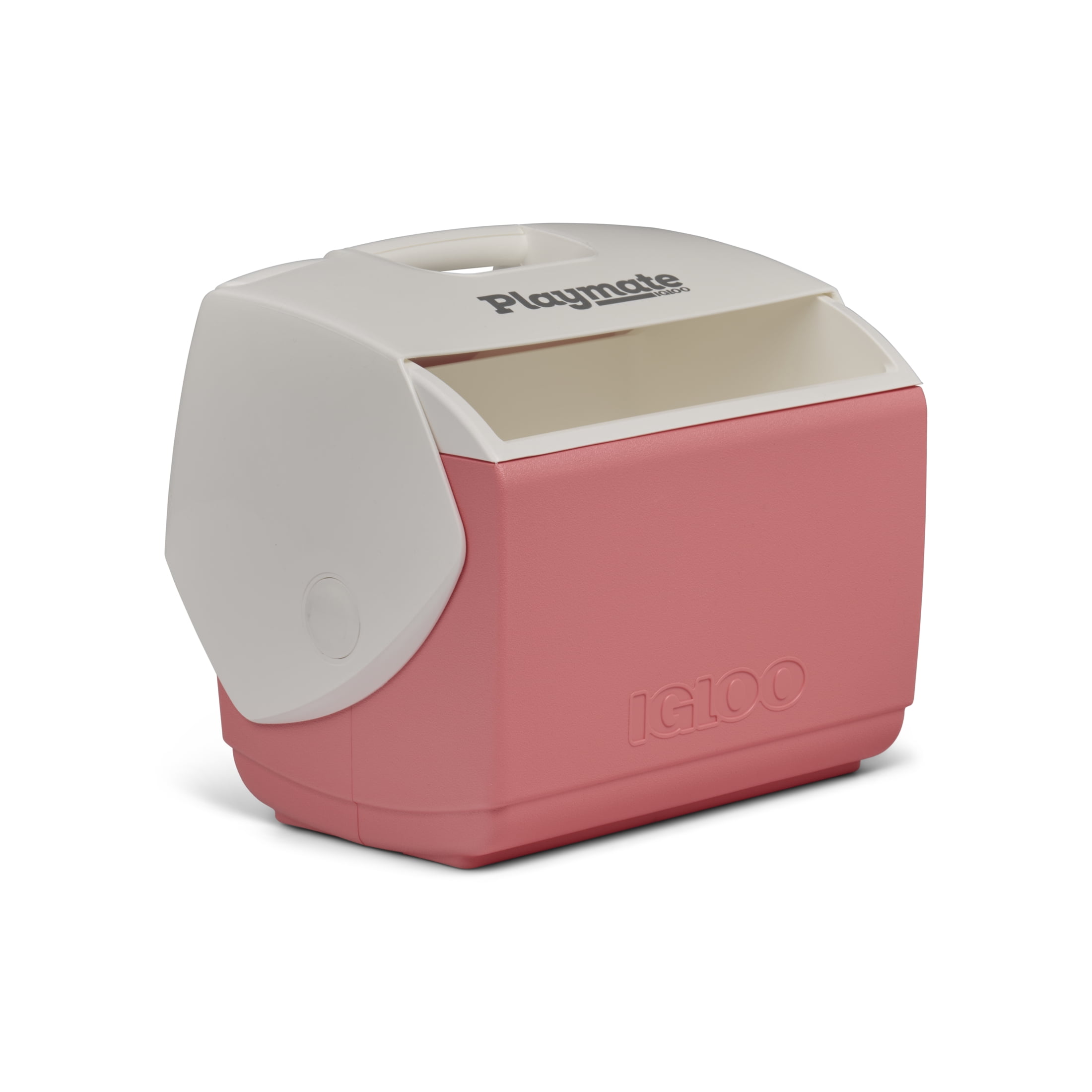 Igloo 16 QT Playmate Elite Ice Chest Cooler, 30 Can Capacity, Coral Pink