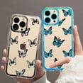thumbnail image 2 of Funda de teléfono de mariposa colorida, carcasa transparente para iPhone 11, 12 Mini, 13, 14 Pro Max Fivean unisex, 2 of 2