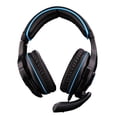 thumbnail image 1 of Auricures universales ajustables para PC Auricures de 3,5 mm con micrófono sobre oreja Negro Soledad Auriculares para juegos ajustables, 1 of 10