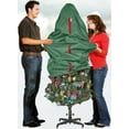thumbnail image 6 of Hold N' Storage Upright Christmas Tree Storage Bag for Topiary and Holiday Tree up to 7 ft Tall - Green, 6 of 8