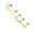 A5, variant on 5Pcs Stainless Steel Thin Rod Piercing Stud Earrings Zircon Ear Bone Nails@-A2