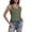 Army Green, variant on Women Tank Top with Built-in Bra, Crop Camisole Sleeveless Cami, Wireless Stretch Support Top,White,L