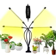 Grow Light Plant Light for Indoor Plants, 80 LED Lamps with Full Spectrum, 3/6/12H Timer, Grow Light for Seed Starting