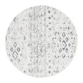 thumbnail image 3 of Unique Loom Basilica Collection Area Rug - Malasana (5' Round Ivory/Gray), 3 of 5
