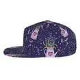 thumbnail image 3 of Haiem Lavender Flowers Classic Snapback Cap Flat Bill Hat Baseball Cap Adjustable Size Cotton Dad Hat, 3 of 9