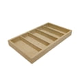 thumbnail image 2 of DYNWAVECA Plateau d'Exposition pour Lunettes Plateau de Présentation pour Lunettes Plateau de Rangement pour Montres Support pour Lunettes, Organisateur de Lunettes à 5 Compartiments, Boîte à Lunettes, Lin Kaki MDF, 2 of 10