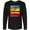 AB-Black, variant on Inktastic Wakeboarding Eat Sleep Wakeboard Repeat Long Sleeve T-Shirt
