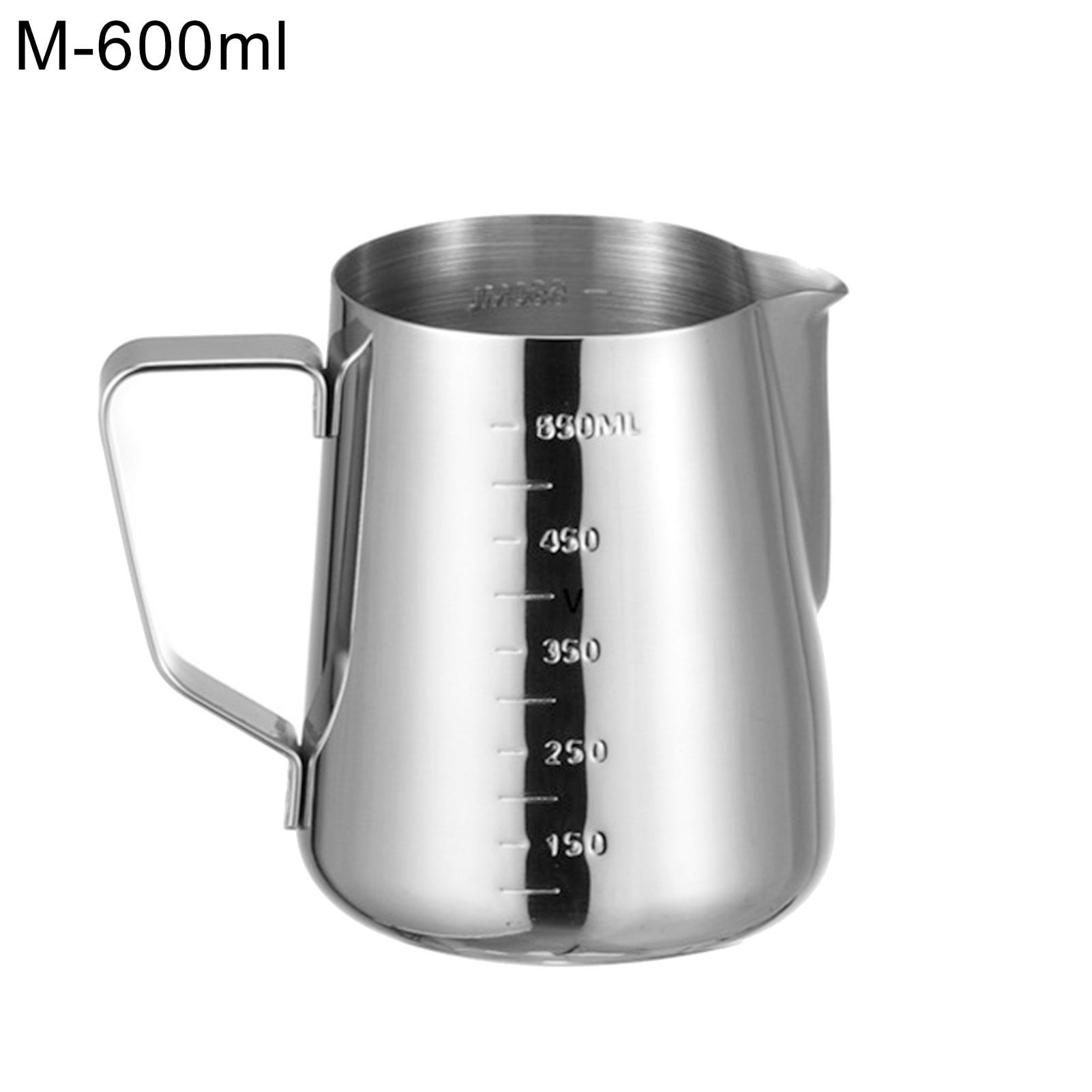 Stainless Steel Milk Pitcher With Lid Frothing Tee Coffee Latte Jug 24OZ,32OZ 