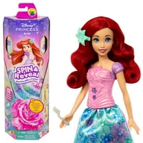 Disney Princess Spin & Reveal Ariel Fashion Doll & Accessories with 11 Surprises
