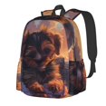 thumbnail image 1 of Disketp Puppy Lying On A Cloud Mochila Escolar de Gran Capacidad y Peso Ligero, Mochila de Viaje Ideal para Escuela, Trabajo y Uso Diario, Cómoda y con Estilo, 1 of 8