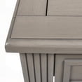 thumbnail image 4 of Dauphin Storage Shelf Side Table - Gray Cashmere Wood | Ample Storage & Durable, 4 of 10