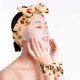 thumbnail image 5 of Juego de 6 pulseras y diademas para el lavado facial, diademas de maquillaje para mujer, ideales para el cuidado de la piel, spa, desmaquillaje y ducha (estampado de leopardo, arcoíris)., 5 of 5