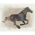 thumbnail image 2 of Popp, Grace 18x15 White Modern Wood Framed Museum Art Print Titled - Galloping I, 2 of 4