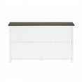 thumbnail image 4 of Console de Rangement en Bois Massif 52 Pouces Style Ferme - Blanc/gris, 4 of 12