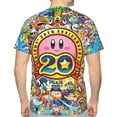 thumbnail image 2 of Unisex Kirby 3d Graphic Print Shirts For Mens Womens Casual Short Sleeve Tee Shirts Top, 2 of 7
