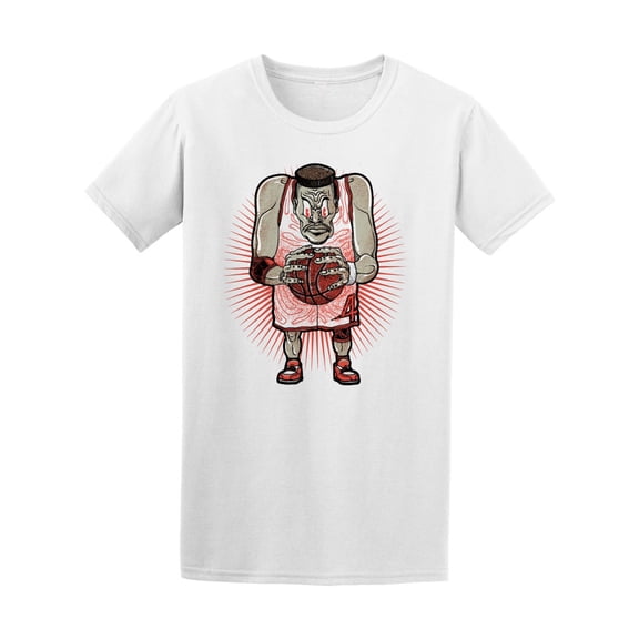 Cool Aggressive Basket Player Tee Men's -Image by Shutterstock