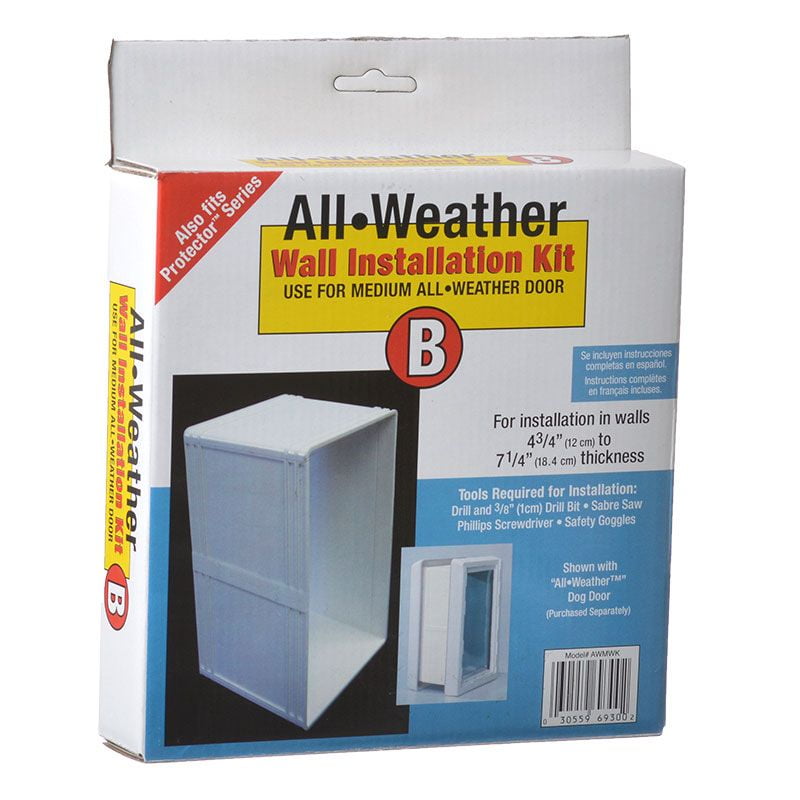 perfect pet all weather wall kit instructions