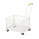 thumbnail image 4 of Canasta de almacenamiento enrollable, organizador con ruedas con canasta de flores con ruedas de carrito pequeño y utilitario portátil para la cocina 43cmx28cmx28cm, 4 of 8