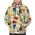 thumbnail image 4 of Hoodies for Men - Different Kind Of Guitars Long Sleeve Comfrt Men'S Fashion Hoodies & Sweatshirts, Sweatshirts for Men Hoodies Pullover Clothing Clothes with Pouch, 4 of 7