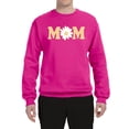 thumbnail image 2 of Wild Bobby, Mom Daisy Mother's Day Unisex Crewneck Sweatshirt, Fuschia, X-Large, 2 of 6