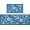 Blue, variant on Kitchen Rugs and Mats Non Skid Washable Set of 2,Boho Floral Modern Farmhouse Bohemian Kitchen Runner Rugs with Rubber Backing for Kitchen Decor and Accessories (Beige 17"x47"+17"x30")