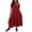 Red, variant on HBYJLZYG Women's Plus Size Maxi Dress, Square Neck Puff Sleeve with Tiered A-Line Skirt and Side Pockets, Casual Summer Vacation Outfit for Women