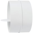 thumbnail image 2 of - 4" inch Plastic Inline Backdraft Damper. Connect Exhaust or Bathroom air Dryer and ducting with Backdraft Damper. HVAC. Heating. Cooling. Kitchen and Bathroom Applications., 2 of 4