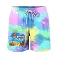 thumbnail image 5 of Guluxicc Swim Trunks Men Casual Board Shorts Summer Hawaiian Beach Bathing Suit Quick Dry Swimming Trunks with Pockets, 5 of 6