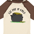 thumbnail image 4 of Inktastic St. Patrick's Day Lil' Pot of Gold Boys or Girls Long Sleeve Baby Bodysuit, 4 of 5