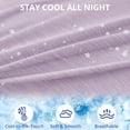 thumbnail image 3 of Funda Morada Refrigerante para Almohada de Embarazo en Forma de U de 145 cm Sasttie, 3 of 9