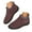 Coffee, variant on Womens Snow Boots Winter Warm Booties Fur Lined Anti-Slip Ankle Outdoor Slip on Waterproof Comfortable Shoes