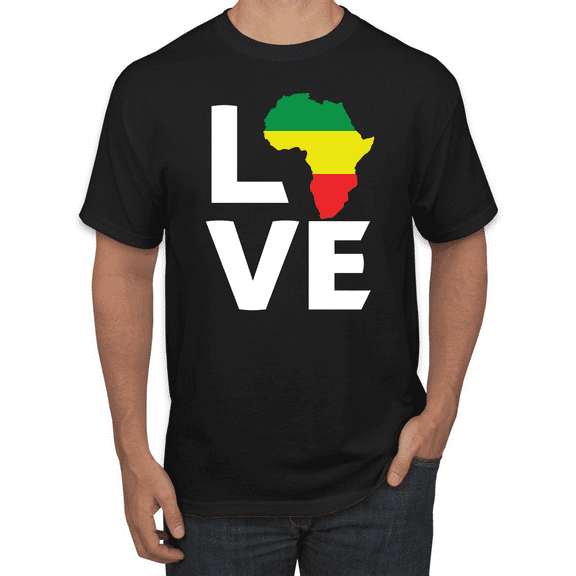 LOVE Africa Black Culture Excellence Pan African History Fashion Graphic T-Shirt