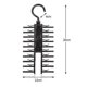 thumbnail image 5 of Creative 360 Degree Rotation 20 Tie Rack Wardrobe Organizer Tie Belt Scarf Non-slip Holder Hanger, 5 of 5