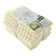 thumbnail image 6 of Modern Threads Wavy 6-Piece Adult Bath Towel Set, Quick Dry 100% Luxury Cotton, Ivory, 6 of 6