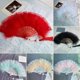 thumbnail image 4 of Gwong hogar 2 PCS Classical Pleging Fan Lolita Serie de encaje Diseño de cables Photo Fank Feather Fan Shooting Props Gwong 21095720, 4 of 7