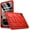 Red, variant on Poetic TurtleSkin Case for iPad Pro 11 Inch 2024 M4 5th Gen, Heavy Duty Shockproof Rugged Kids Friendly Drop Protection Silicone Cover Case, Red