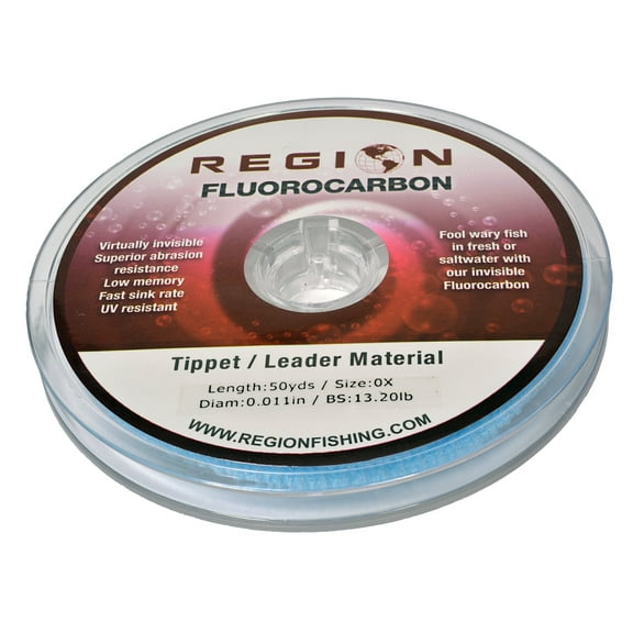 Fluorocarbon Tippet 0X thru 7X in 50 Yard Spools