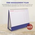 thumbnail image 2 of Miangastore Decorative Standing Calendar Navy Paper Simple Home Supply 1Pack, 2 of 9