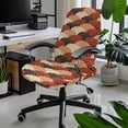 thumbnail image 2 of FKELYI Office Chair Cover Removable Computer Chair Slipcover Retro Cloud Print Anti-Dust Swivel Chair Protector Covers for Boss Chair Armchair, Large, 2 of 6