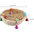thumbnail image 2 of Bird Parrot Toy,Parrot Bird Nest,Hand Woven Straw Nest Bed Swing,Swing for Birds,Perched Parrot, 2 of 5