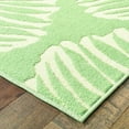 thumbnail image 3 of 9' x 12' Tropical Light Green Ivory Palms Indoor Outdoor Rug, 3 of 3