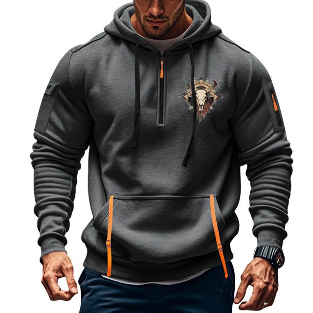 Sudadera con capucha para hombre, jersey estampado, sudadera deportiva de manga larga, blusa para hombre, blusa de poliéster