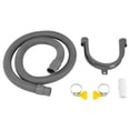 thumbnail image 2 of Juego de Extensión Manguera Desagüe Lavadora Universal 1M, Incluye Conector Soporte y Abrazaderas Mangueras Drenaje, 2 of 5