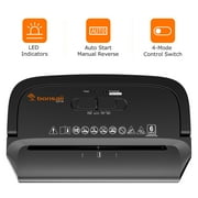 Bonsaii C277-B 6-Sheet Cross Cut Paper Shredder with 3.4 Gallon Wastebasket