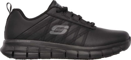 women's skechers work relaxed fit sure track erath slip resistant