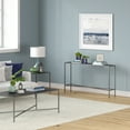 thumbnail image 4 of Henn&Hart 55" Gunmetal Gray Metal Console Table, 4 of 8