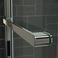 thumbnail image 5 of DreamLine Cavalier 56-60 in. W x 77 3/8 in. H Semi-Frameless Bypass Sliding Shower Door in Polished Stainless Steel, 5 of 11