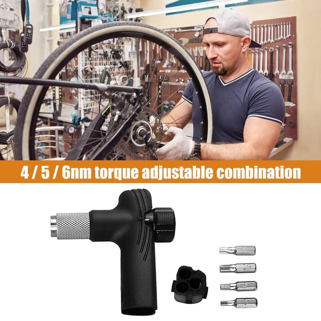 Llave Ajustable Llave Ajustable Tmvgtek Juego De Llaves De Trinquete Para Bicicleta Ajustables Con Par De Torsión De 4/5/6Nm, Llave Inglesa Multifuncional